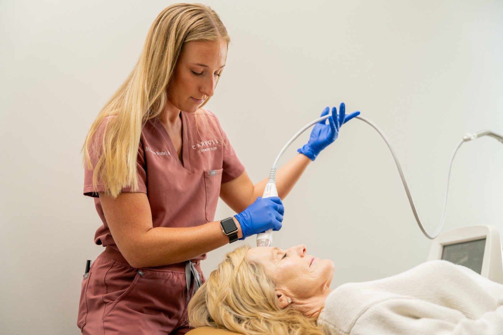 RF microneedling treatment